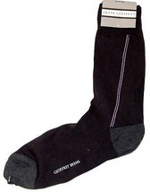   Geoffrey Beene Cotton Men&#39;s  Black Gray  Soft Socks Sz 10-13 - £8.73 GBP