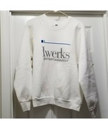 Vintage 80s Iwerks Entertainment Pre Disney White Sweatshirt Sz Mens L - £46.85 GBP