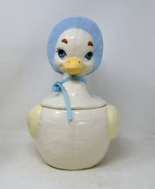 Vintage Mother Goose Ceramic Cookie Biscuit Jar Alberta&#39;s Molds 1985 - £23.94 GBP