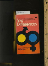 Sex Differences Social + Biological Perspectives 1976 Michael Teitelbaum trends - £38.98 GBP