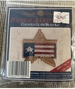 Mill Hill Counted Glass Bead Kit Political &amp; Olympic Pins MHP05 FLAG STA... - $15.00