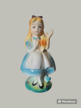 Antique Disney 1960 Alice In Wonderland Ceramic Figurine, Walt Disney Pr... - $27.78