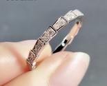 Or moissanite serpentine ring brilliant cut diamond grade sparkling luxury jewelry thumb155 crop