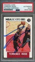 2015-16 NBA Hoops #30 Terrence Ross Signed Card AUTO PSA Slabbed Raptors - £39.95 GBP