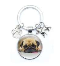 Pug Keychain Gift for Pug Lovers - £2.39 GBP