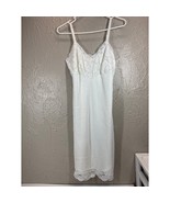 Vintage Val Mode Slip Wonder Val White Lace Bust White Womens Tall Size 34  - $24.95