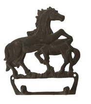 Vintage Cast Iron HORSE Coat Hat Hook Wall Hanger Rustic Western Ranch - £13.00 GBP