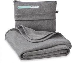 Sagefinds Airplane Travel Blanket | Compact Throw Blanket For Camping An... - $31.92