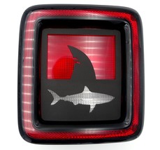 Jeep tail light covers / Shark / fits 2018-22 Wrangler / JL - $18.08