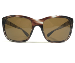Giorgio Armani Sunglasses AR 8016 5036/83 Brown Horn Square Frames Brown Lenses - $149.42