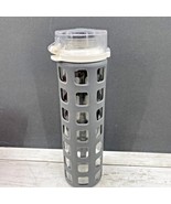 Ello Syndicate Glass Water Bottle One-Touch Flip Lid 20oz BPA Free Gray ... - £12.87 GBP