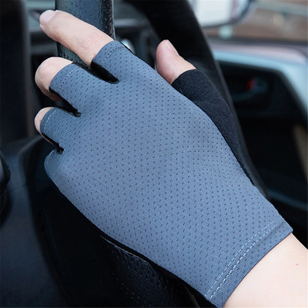 Sporting Breathable Cycling Gloves Half Finger Sweat Absorbent Bicycle Glove  We - £23.55 GBP