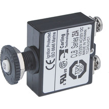 Blue Sea Push Button Reset Only Screw Terminal Circuit Breaker - 25 Amps [2135] - $4.60