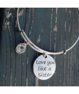 Love you like a sister charm bracelet, best friend bracelet, best friend... - £15.72 GBP
