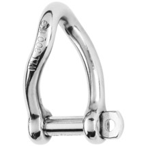 Wichard Self-Locking Twisted Shackle - Diameter 5mm - 3/16&quot; - £25.38 GBP