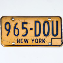 United States New York Base Passenger License Plate 965-D0U - £24.16 GBP