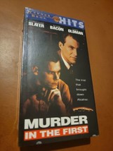 Murder in the First (VHS, 1995) New Sealed Hits Slater Bacon Oldman - £7.63 GBP