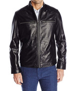 Mens Leather Jacket Stylish Genuine Lambskin Motorcycle Bomber Biker Jac... - $117.50