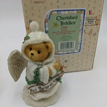 Cherished Teddies 1996 Stormi  Hark The Herald Angels Sing Figure W/Cert... - $7.91