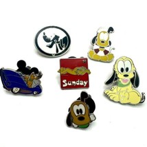 Disney Trading Pins Pluto Lot Of 6 Hidden Mickey Travel Cruise Line Pari... - $9.49