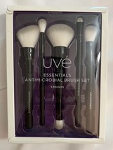 UVé Essentials Antimicrobial Makeup Brush Set Of Five Brushes - £27.36 GBP