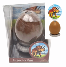 Projector Egg Dinosaur Triceratops Brown Egg Water Activated Dreams NEW - $12.99