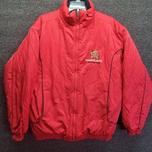 Vtg Uni of Maryland Terrapins Reversable Winter Puffer Jacket- Men&#39;s Size M - £52.98 GBP