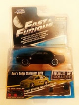 Jada Fast & Furious 1:55 Scale Die Cast Dom's Dodge Challenger SRT8 Mint On Card - $14.99