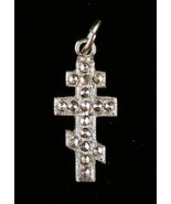 *Sterling Silver 925 w. Rhinestones Cross Pendant - $19.99