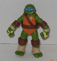 2012 Viacom Teenage Mutant Ninja Turtles LEONARDO 4&quot; action Figure TMNT - £11.34 GBP