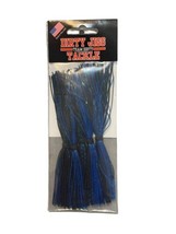 Dirty Jigs 50 Strand Replacement Jig Skirts - Color: Black/Blue - $6.65