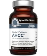 Quality of Life 3 Pack AHCC Kinoko Platinum 750 mg– Premium Immune Support - $24.00