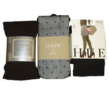 Women&#39;s Tights Bundle J. Crew Nordstrom &amp; Hue 3 Pair Total --- Size Medium - £19.25 GBP