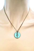 The Ankh Key Of Life Female Medallion Pendant Necklace by Anne Koplik Made in US - $30.40
