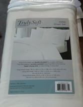 Truly Soft Everyday Sheet Set, White, Microfiber, Wrinkle Resistant, King - £19.35 GBP