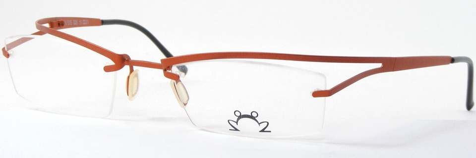 Eye&#39;DC V515 005 FIRE ORANGE UNIQUE EYEGLASSES GLASSES FRAME EyeDC 51-21m... - $314.52