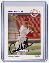 1991 Impel Dave Nilsson #227 Authentic Signed Autographed El Paso Diablos Brewer - £7.85 GBP