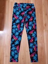 Lularoe Women’s Multicolored Bird Leggings Pants One size fits all - £25.16 GBP