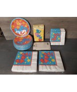 Birthday Party 17pc Lot Party Plates Napkins Invitations Decorations Sealed - $41.78