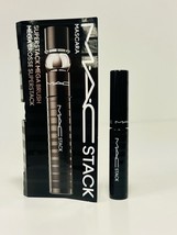 Mac Stack Mascara Super stack Mega Brush Black 0.07 oz / 2.1ml travel size - $20.34 CAD