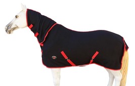 Horse Combo Soft Fleece Cooler Contoured Exercise Blanket Liner w/ Neck ... - $49.99
