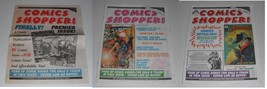 Comics Shopper issue # 1, 1, 2.....3 different newspapers..1995 CBG alternative  - £10.99 GBP
