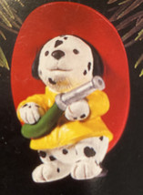 Hallmark Keepsake Faithful Firefighter Dog Dalmatian Christmas Ornament New - £6.14 GBP