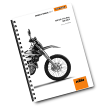 KTM 2017 - 450 500 EXC-F SIX DAYS - OWNERS MANUAL USER GUIDE - $49.99 KTM 2017 - 450 500 EXC-F SIX DAYS - OWNERS MANUAL USER GUIDE - $49.99