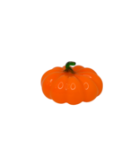 Murano Style Glass Pumpkin Orange Unbranded 6&quot; Round - $279.91 MXN