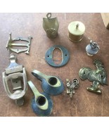 Vintage lot of 10 Assorted Brass Items - $49.11 CAD