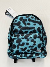 Lacoste x National Geographic Animal Print Backpack NH3344XM Blue - $237.57
