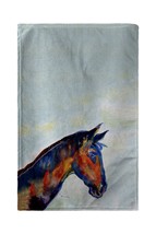 Betsy Drake Blue Horse Kitchen Towel - $29.69