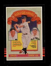 1985 Donruss #635 Lou Gehrig Nmmt Yankees Puzzle Hof - £4.24 GBP