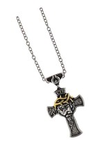 Jesus Cross Pendant, INRI Jesus head Necklace for Men - $40.52